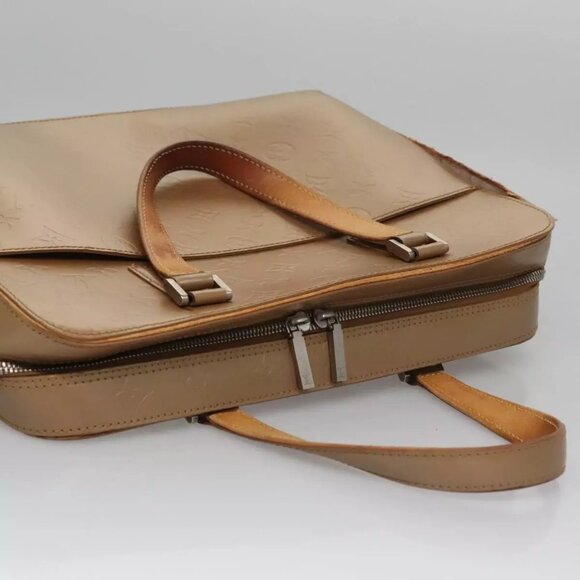 LOUIS VUITTON Monogram Mat Malden Hand Bag Amble M55137 LV Auth 114722 - Picture 7 of 16